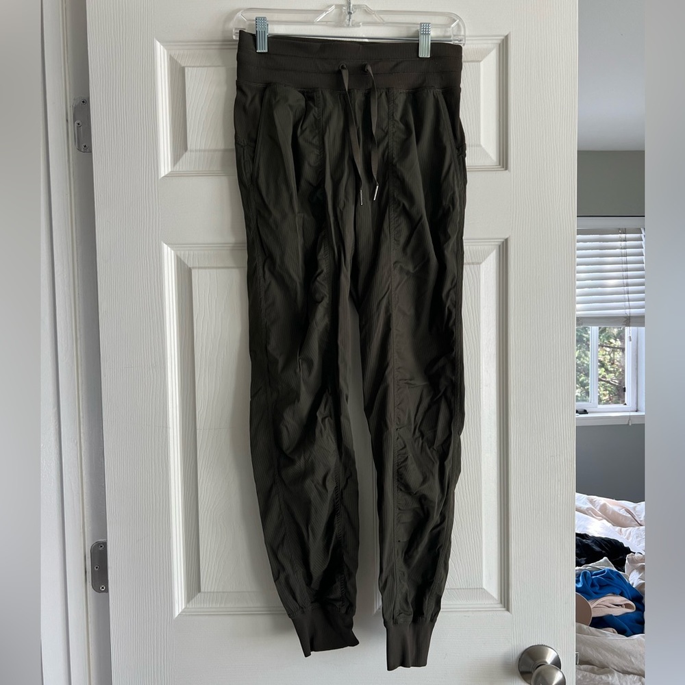Lululemon dark green joggers